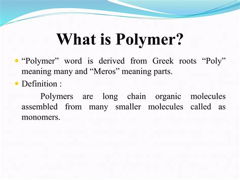 Pharmaceutical Polymers.pptx | Chemistry | Science