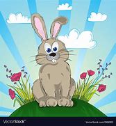 Image result for Cartoon Rabbit Flower