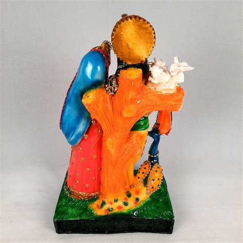 Elegant Radha Krishna Resin Sculpture - Shop Online