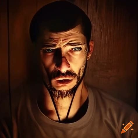 Portrait of an average man