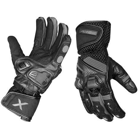 AXOR GATOR RIDING GLOVES (Black Grey)