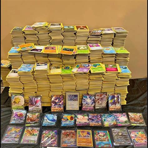 Huge Pokemon Card Lot 200 Cards | Etsy