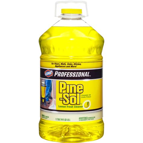 Pine-Sol Professional Multi-Purpose Cleaner, Sparkling Lemon Scent, 144 ...
