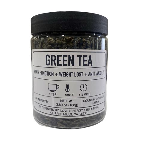 Loveyenergy Gunpowder Green Tea Jar – IE WHSE