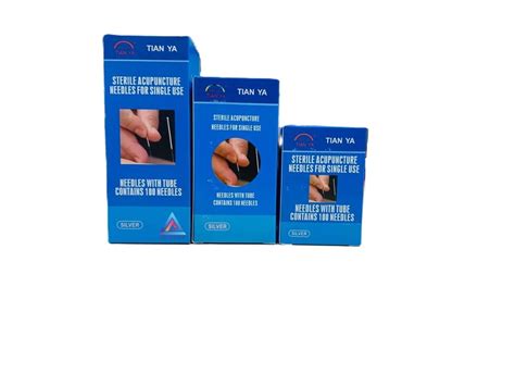 ACUWORLD Dry Needles Physiotherapy Acupuncture Pack of 100 Needles (0. ...
