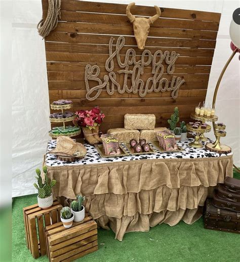 50th Birthday Party Ideas For Men, Rodeo Birthday Parties, Farm Themed ...