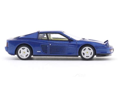 Ferrari Testarossa blue 1:64 XF Model diecast scale model car miniature ...