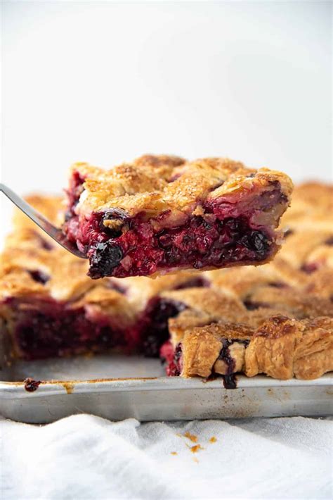 The Best Mixed Berry Pie Recipe - The Flavor Bender