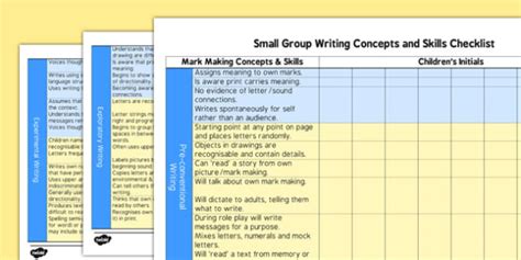 Image result for EYFS Language Checklist