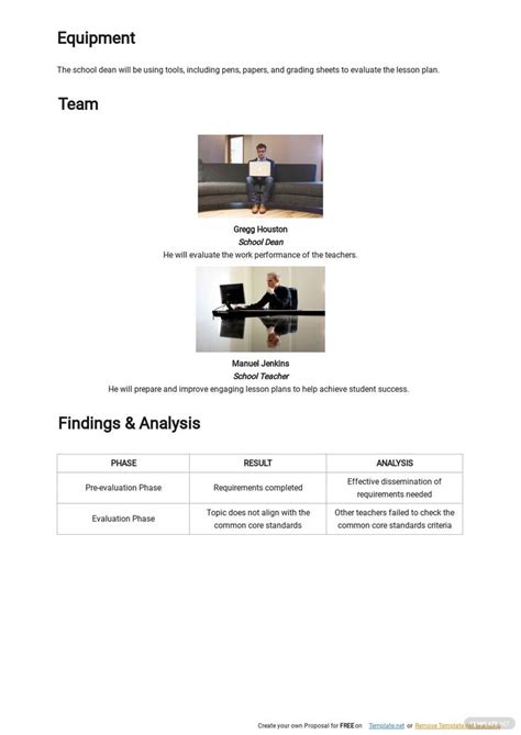 Image result for Evaluation in Lesson Plan Example