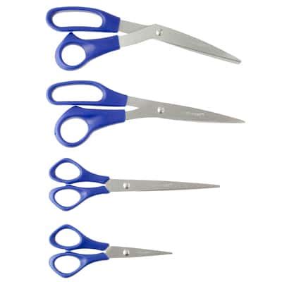 Buy in Bulk - 24 Packs: 4 ct. (96 total) Multi-Purpose Scissors Value ...