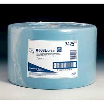 Kimberly-Clark 01341 Wipes, 38.0 cm x 23.4 cm, 750 wipes/roll, blue ...