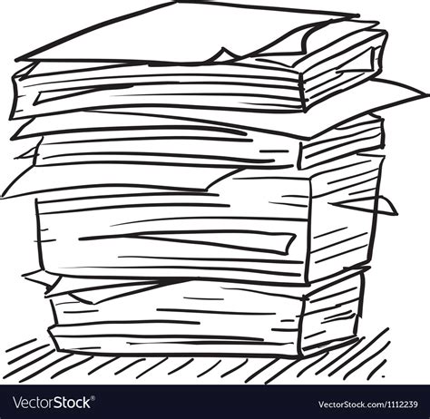 Image result for Paper Stack Drawing