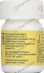 Lethyrox 100 MCG Tablet (100): Uses, Side Effects, Price & Dosage ...