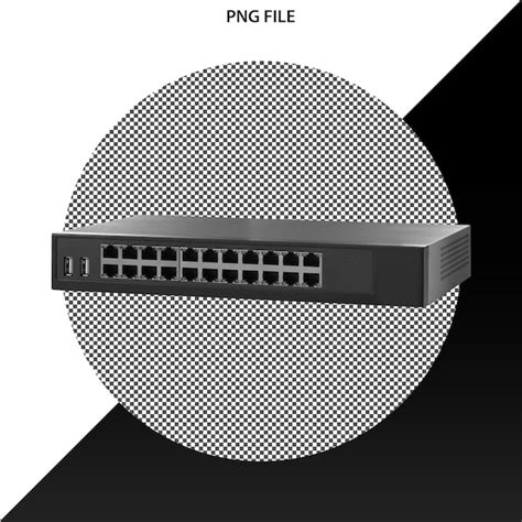 Network switch black rackmount ethernet switch for data centers ...