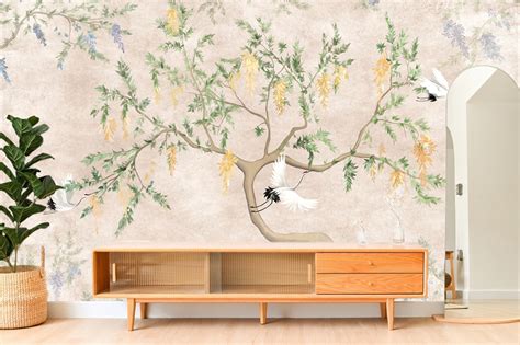 Timeless Elegance Chinoiserie Wallpaper – Myindianthings