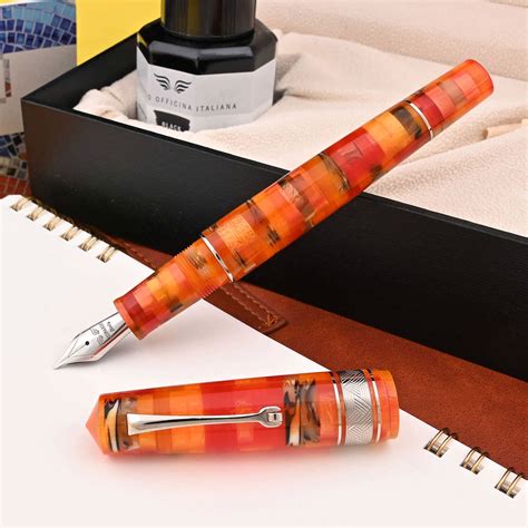 Leonardo Mosaico Mango CT Fountain Pen | Shop Online | Leonardo – Makoba