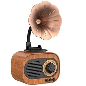 Retro Classic Style Phonograph, Gramophone Shape Music Box 3.5mm Audio ...