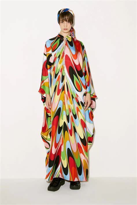 Trippy Eyes Satin Silk Kaftan – Navvi.in