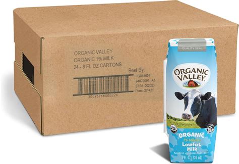 Amazon.com: Horizon Organic Shelf-Stable 1% Low Fat Milk Boxes, 8 oz ...