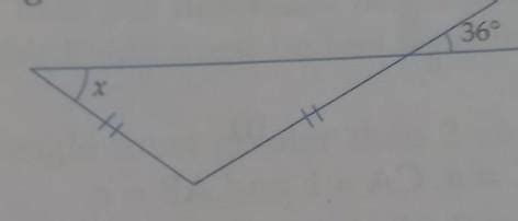 Find the value of x - Brainly.in