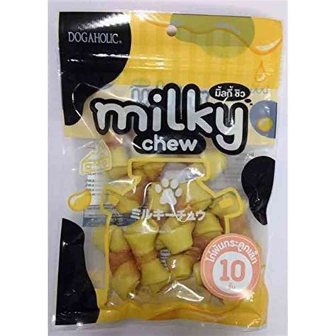 Rena Milky Chew Cheese & Chicken Bones Dog Treat, 10 Pcs – PETOLY