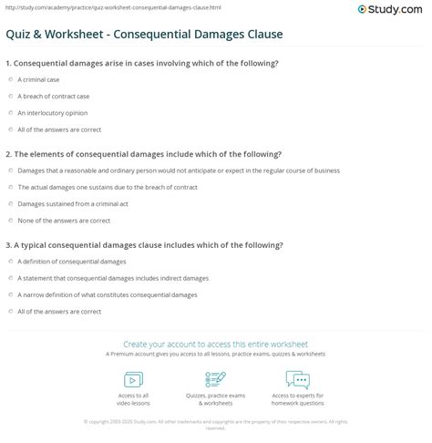 Consequential Damages Definition