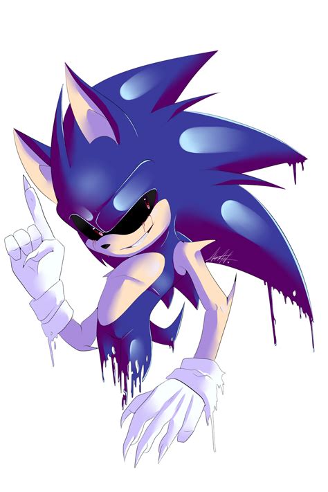 RE:draw Sonic.EXE by FlamieDeWynter on DeviantArt