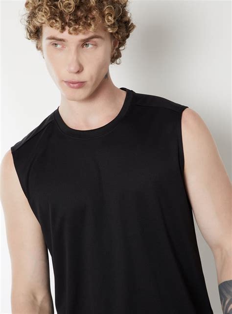 Buy Men Textured Sports Tank T-shirt Online at just Rs. 349.0 ...