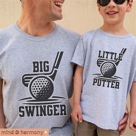 Custom Dad Son Matching Golf Shirts, Fathers Day Gift From Son Golfing ...