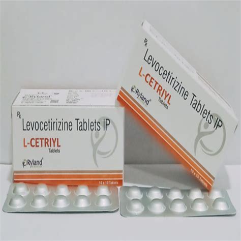 L Cetriyl - Levocetirizine Tablets IP - Ryland Health Care