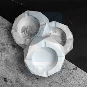 Promo Asbak Marble Concrete / Ashtray Marble Concrete / Coaster ...