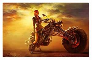 BALDAU PRINTS Super Bikes Wall Poster For Room (Gloss Laminated, 12X18 ...