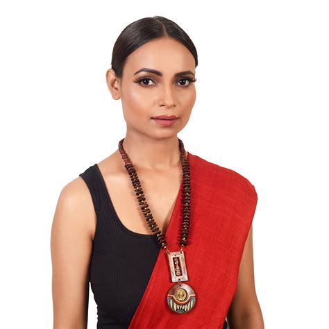 Romeo Juliet' Handcrafted Tribal Dhokra Necklace – Aakriti Art Creations
