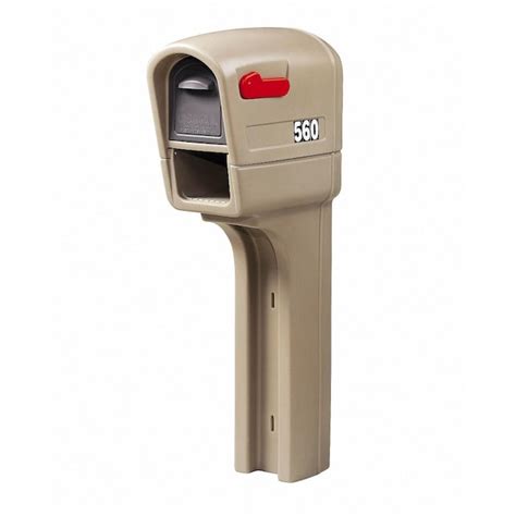 Step 2 MailMaster Post Mount Gray Plastic Small Mailbox at Lowes.com