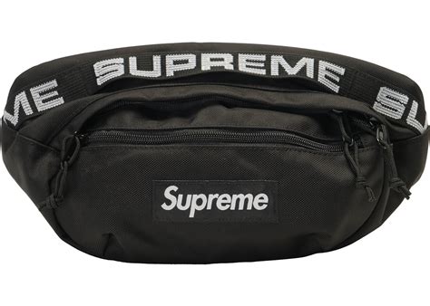 SUPREME WAIST BAG SS18 BLACK