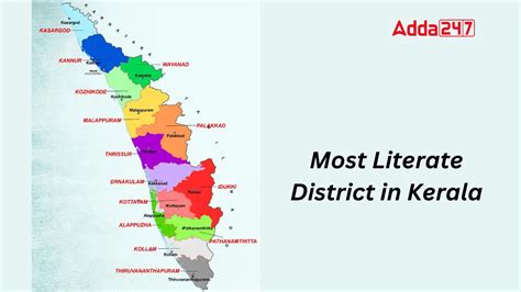 Which is the Most Literate District in Kerala?