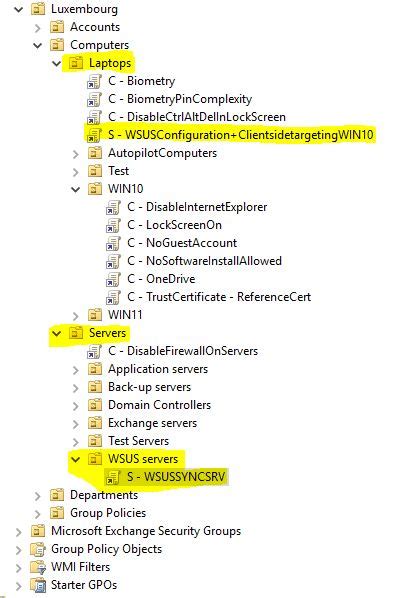 Image result for WSUS Server Address Example