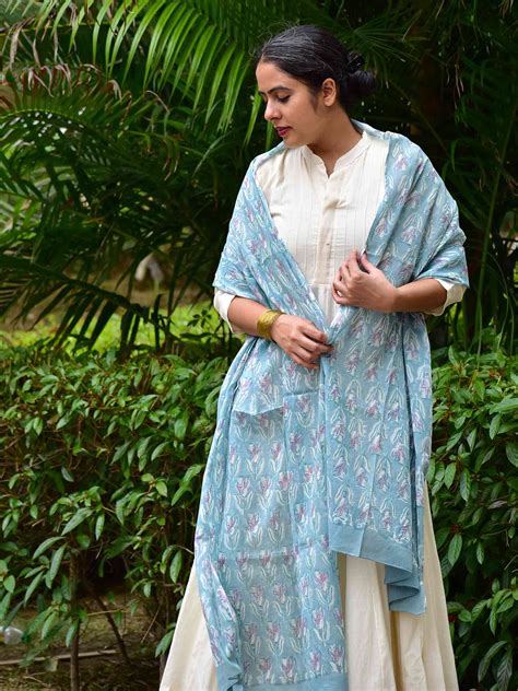 Sanjh - mul cotton Dupatta