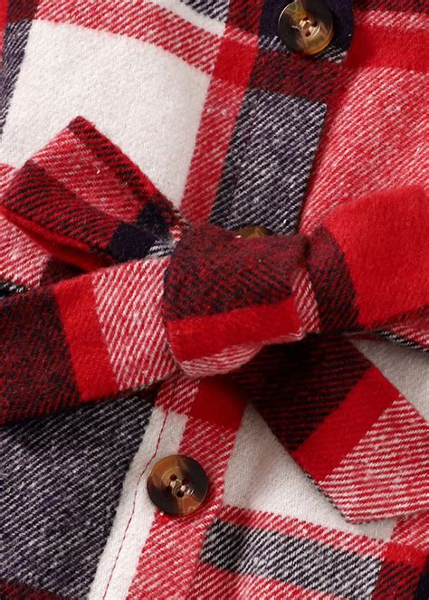 Shop Online Checkered Pinafore with Blouse at ₹1393