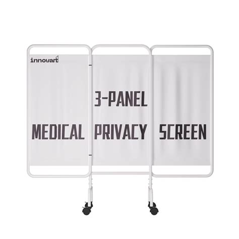 Amazon.com - INNOVART 3-Panel Medical Privacy Screen with Wheels ...