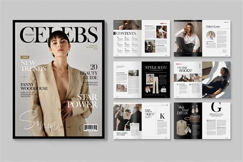 Entertainment Magazine Template [INDD] - BrandPacks