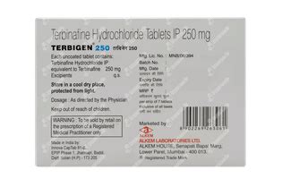 Terbigen 250 MG | Order Terbigen 250 MG Tablet Online at Truemeds