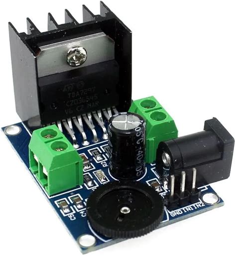 xcluma Audio Power Amplifier Dc 6 To 18V Tda7297 Module Double Channel ...