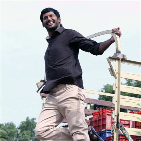 Vishal in a still from the Telugu movie Palnadu