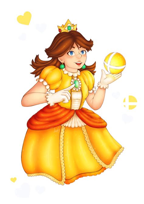 Princess Daisy transparent - SSB-Ultimate by AuraGoddess on DeviantArt