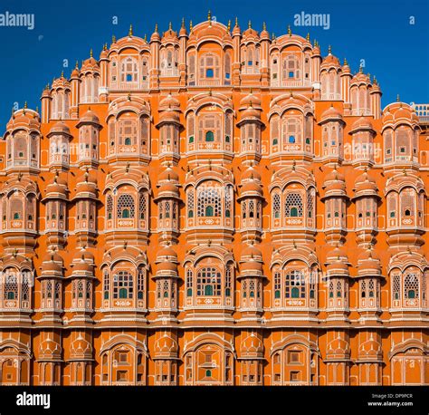 Hawa Mahal ("Palace of Winds" or “Palace of the Breeze”), is a palace in Jaipur, India Stock ...