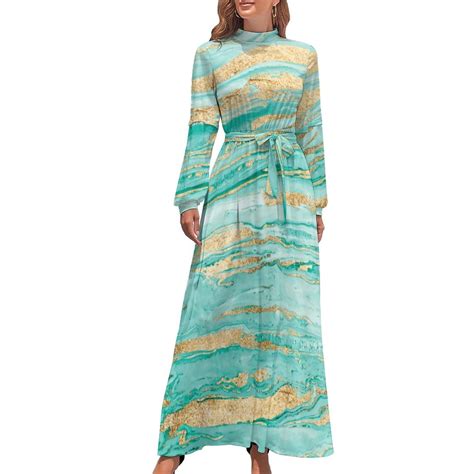 Colorful Abstract Print Dress Graffiti Art Elegant Maxi Dress Aesthetic ...