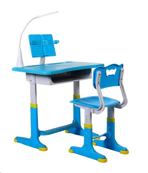 IRIS Height Adjustable Children's Desk and Chair Set, Spacious Storage ...