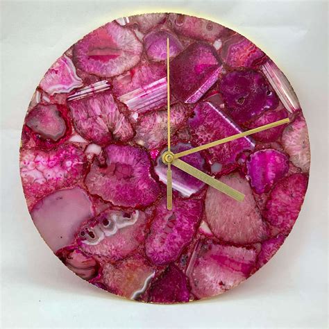 Agate Clocks | Gemstone Clocks | Quartz Clocks – Writings On The Wall
